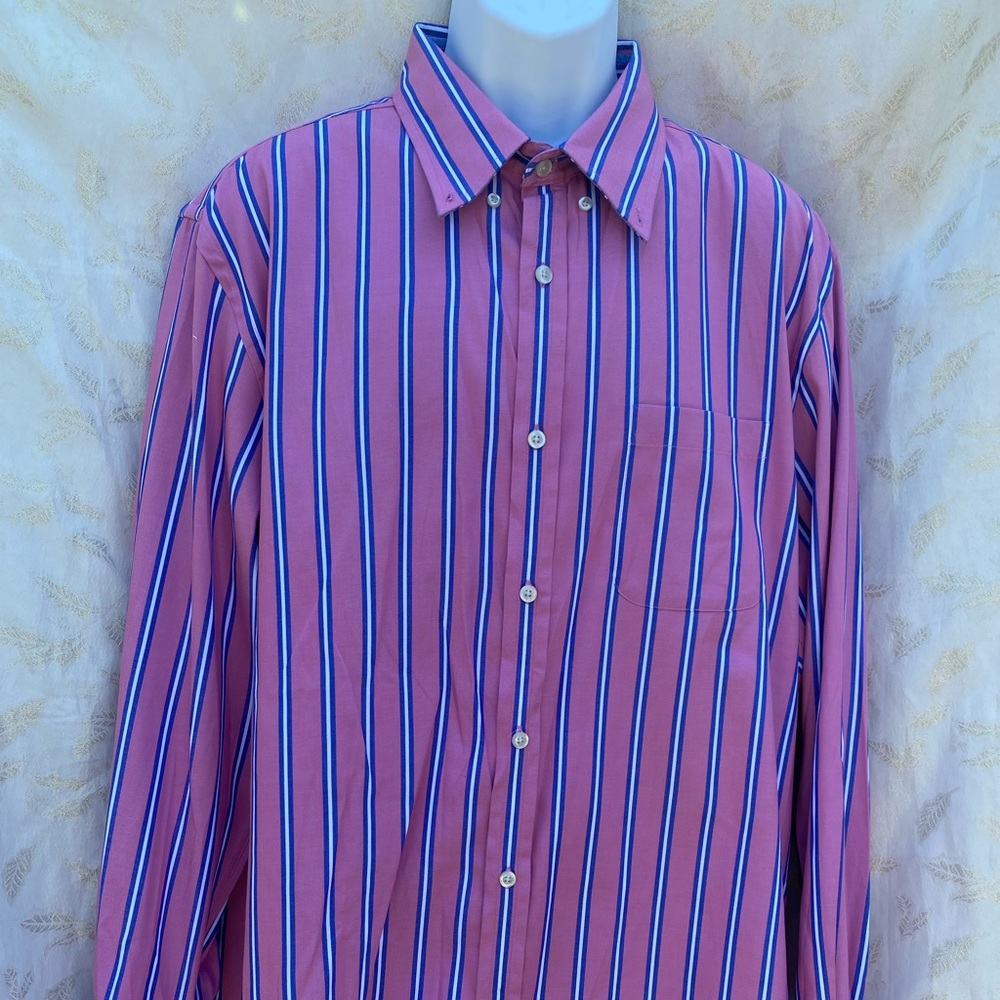 LINCS Size XL button down collared 100% cotton - Picture 2 of 10